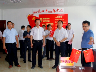 梁山縣委常委、組織部部長(zhǎng)王建一行蒞臨天意機(jī)械調(diào)研